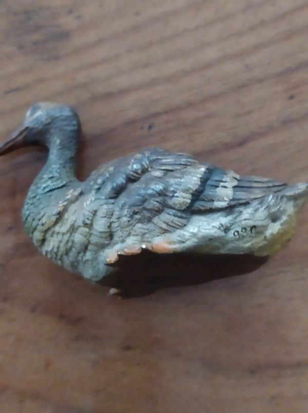 Bronze de vienne canard côté