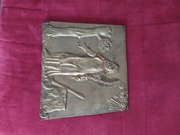 plaquette bronze martyr